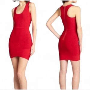 BCBGMaxAzria Vibrant Red Mini Dress